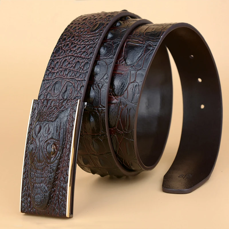 Ремень из натуральной кожи мужские джинсы кожаные ремни с пряжкой Элитный