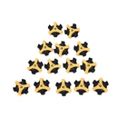 Новинка, 14 шт., сменная лапка желтого + черного цвета обувные насадки с шипами для гольфа для быстрого закручивания винтов, аксессуар для тренировок Adida