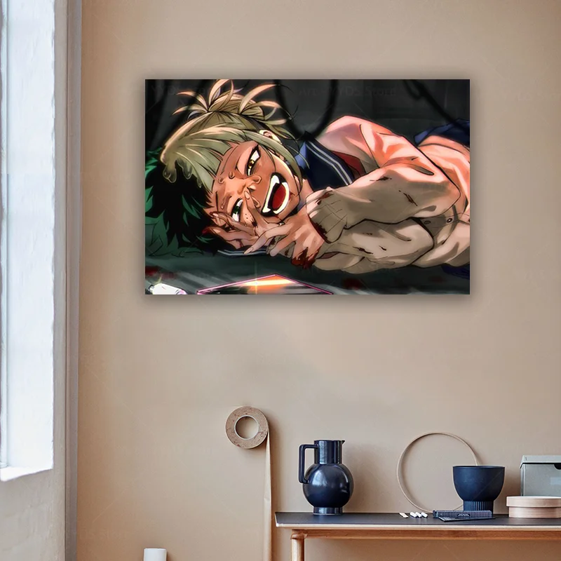 Boku No Hero Academia^Toga Himiko Anime Canvas Poster Nordic Wall Art Print Painting Picture Living Room Decoration | Дом и сад