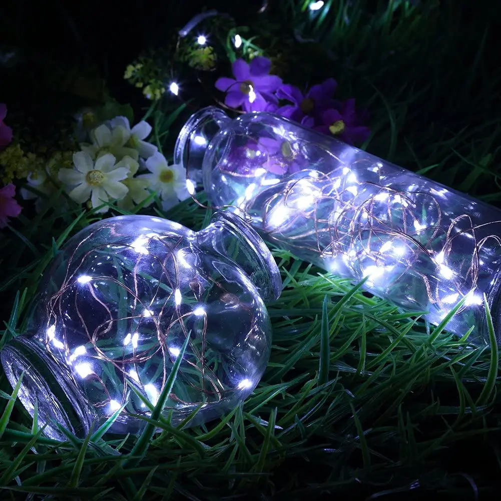 Fairy String Lamps 10 Pack 20 LED Starry Light CR2032 Battery Twinkle Strings For Indoor Bedroom Christmas Festival Decorations