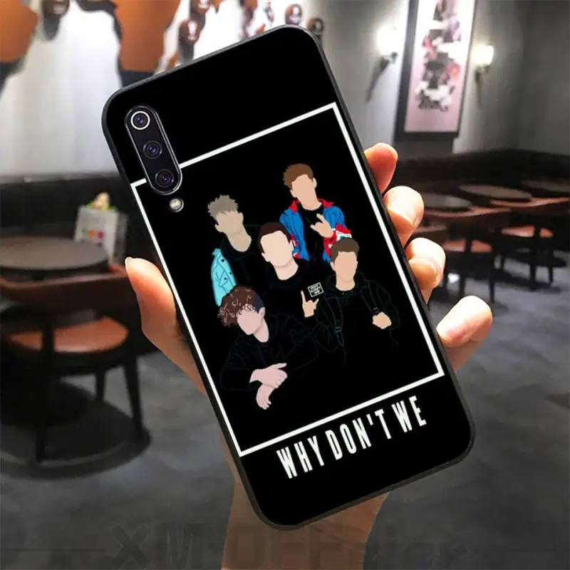 

LouisY band Why don't we TPU black Phone Case Cover Hull for xiaomi mi 8 9 8SE 9SE 8Lite mix2 2S max2 3 Pocophone F1
