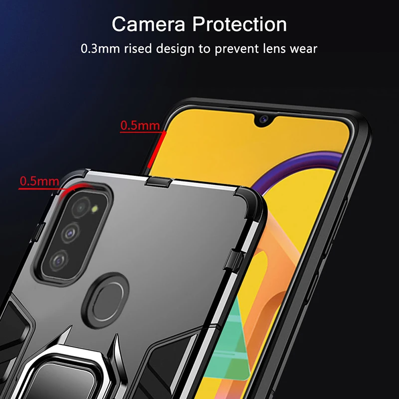 Для Samsung Galaxy M30s M30 M31 M20 M21 M10 M11 M40 чехол на магните с отделениями для карт телефона M40s