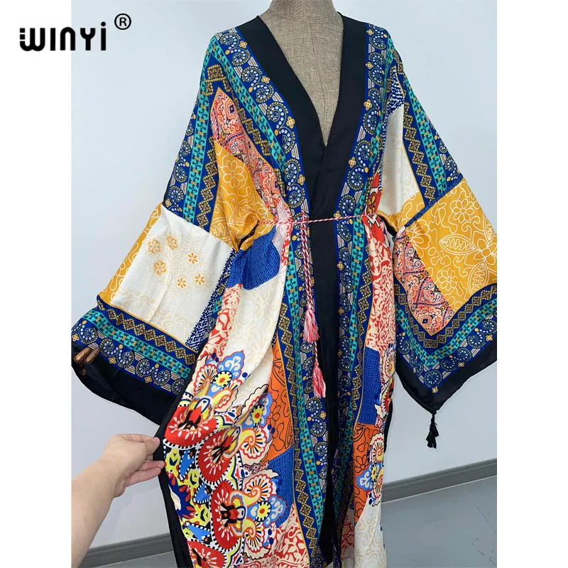 Европейское весеннее платье женское кимоно кардиган Стич коктейльное sexcy Boho