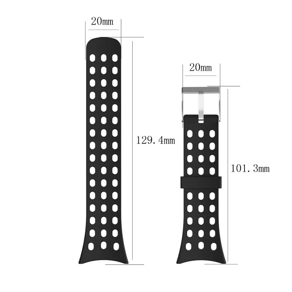 

Replacement soft Silicone sport Watch Band Bracelet Strap For SUUNTO M1 M2 M4 M5 M Series Universal Watchband With Install Tools