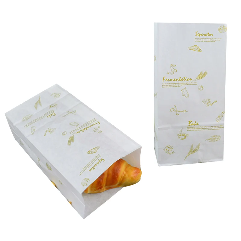 10 шт./лот крафт бумажные пакеты для еды нанизанные конфет закусок Подарочный