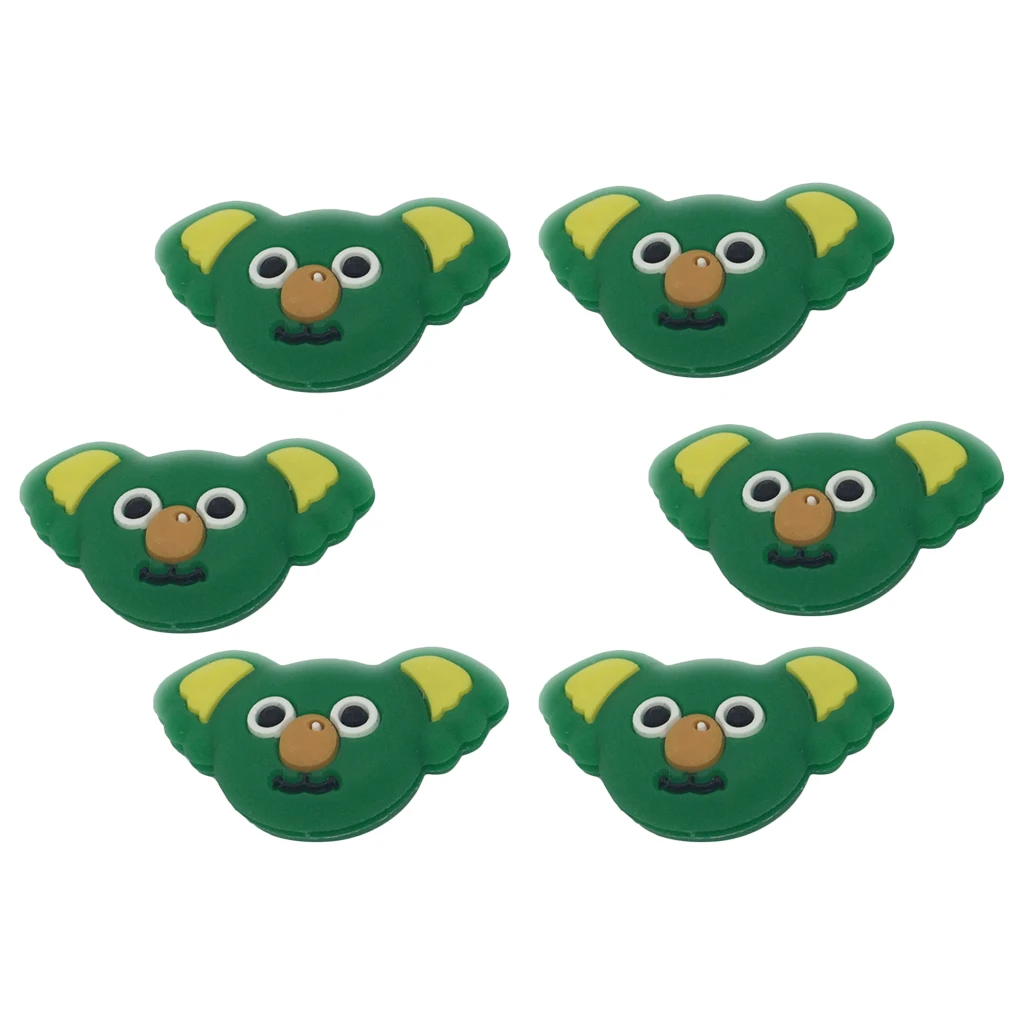 

6pcs Tennis Dampeners - Cartoon Koala Pattern - Racket Shock Absorbers for