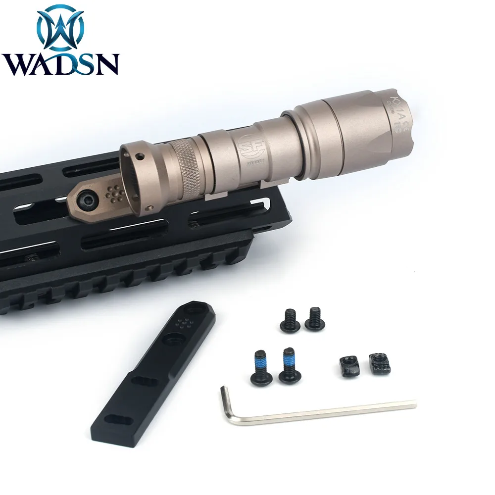 WADSN страйкбол светильник для вспышки рельсы Панель Крепление Surefir M300 M600 оружейный