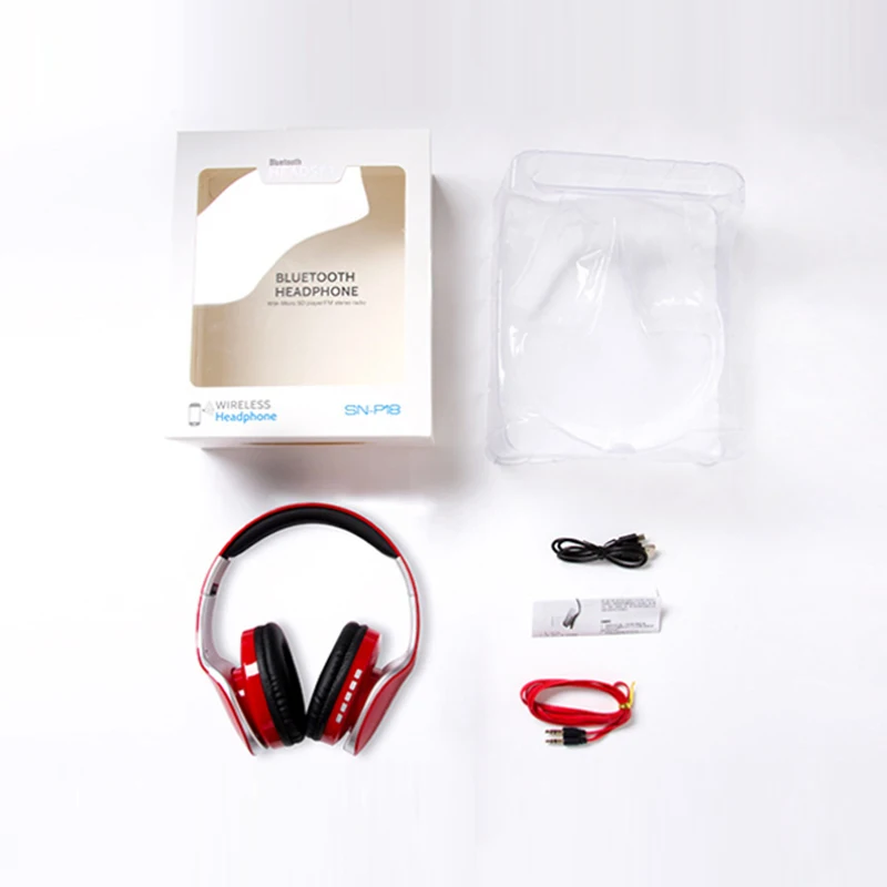 Bluetooth-гарнитура складная с микрофоном 3 цвета | Электроника
