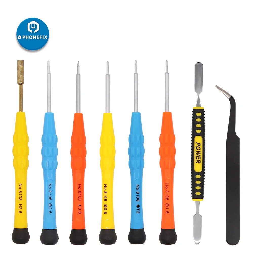 

8 in 1 multi-purpose screwdriver set hand tool for iPhone 11 12 13 XS 7 8 X huawei mobile phones Opening Repair Tool set