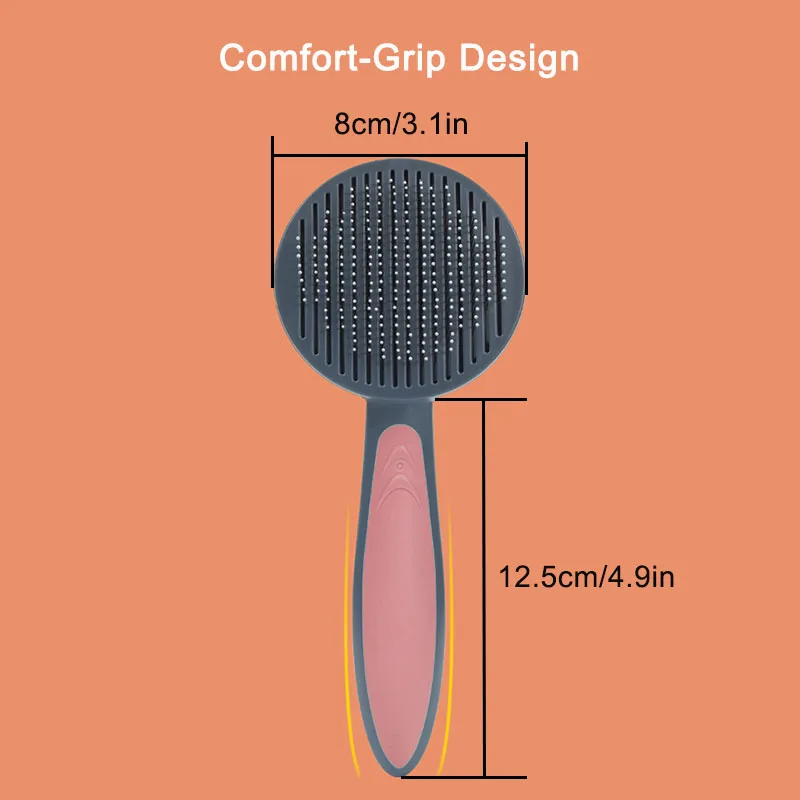 Самоочищающаяся расческа для кошек и собак щетка удаления шерсти домашних