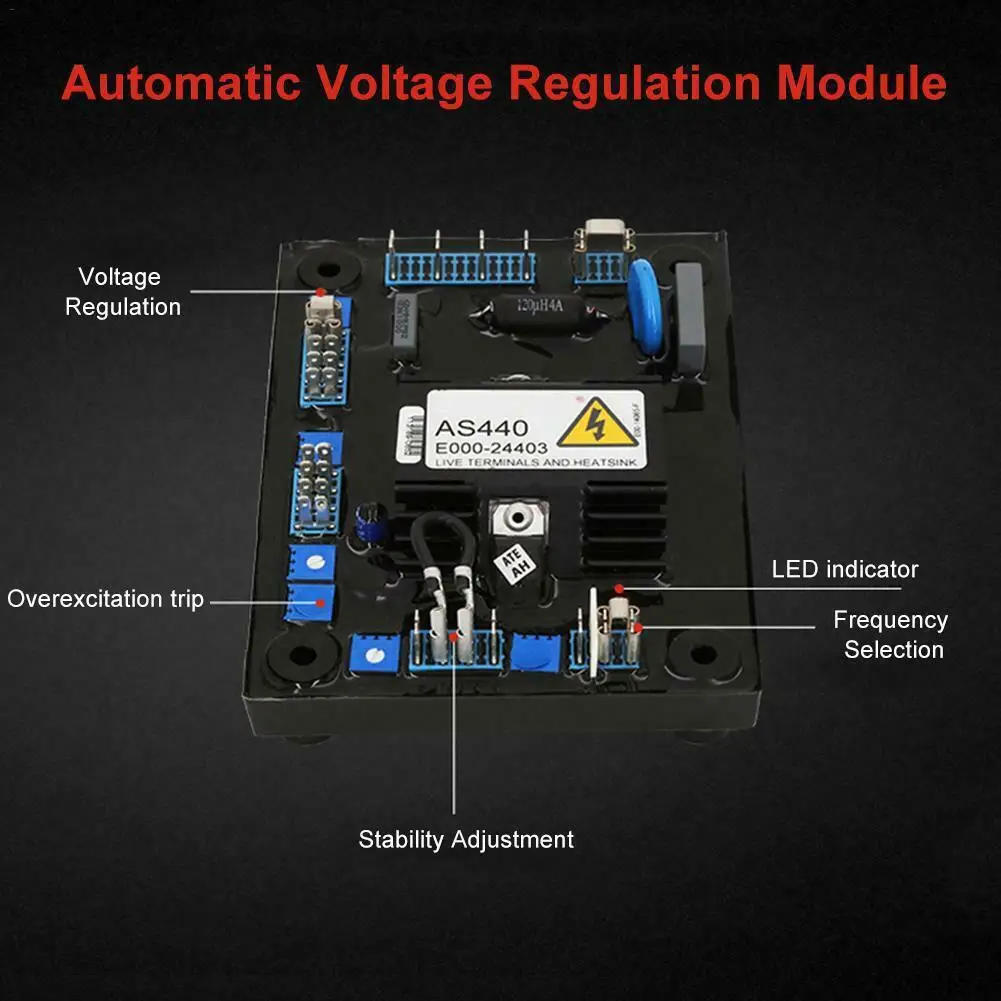 Для генератора AVR AS440 автоматический модуль регулятора напряжения|Регуляторы
