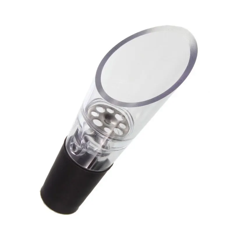 

1PCS Qualified Practicality Liquor Spirit Pourer Flow Wine Bottle Pour Spout Stopper Acrylic Cap Red Wine Stopper Wine Pour