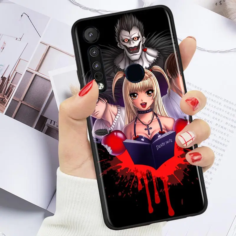 

Hot Anime Death Note For Motorola G9 G8 G Stylus Power One Fusion Hyper Edge E7 E6 5G Plus Play Lite Silicone Phone Case
