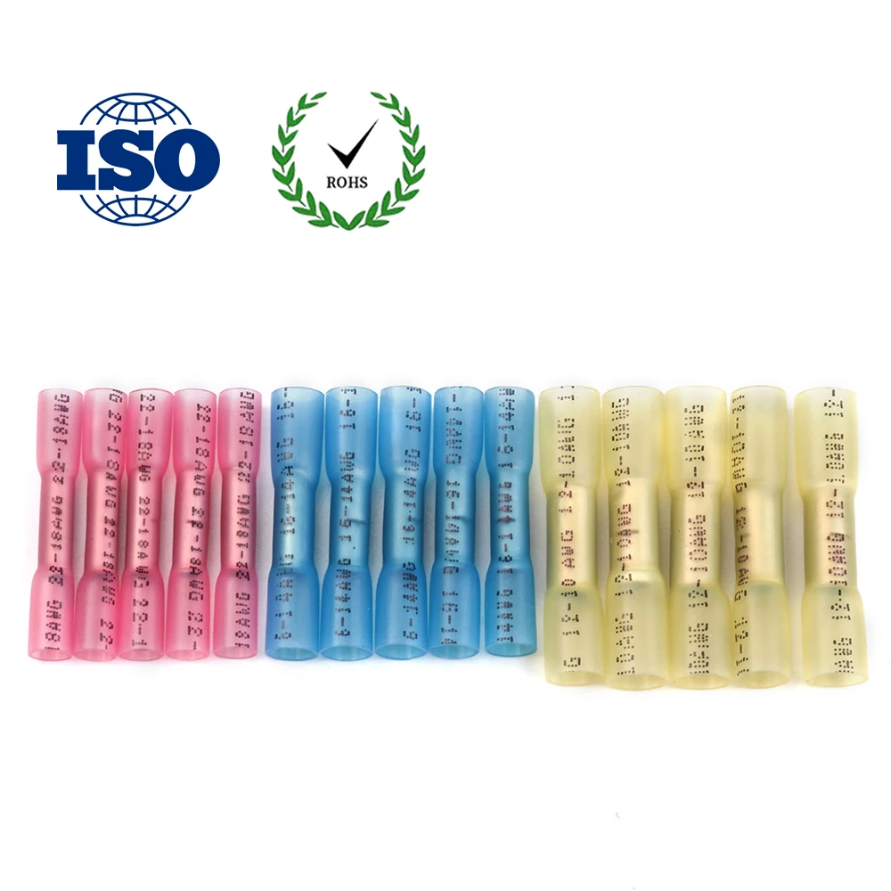 200 шт. 4 размера утолщенный водонепроницаемый термоусадочный разъем 24 10 AWG