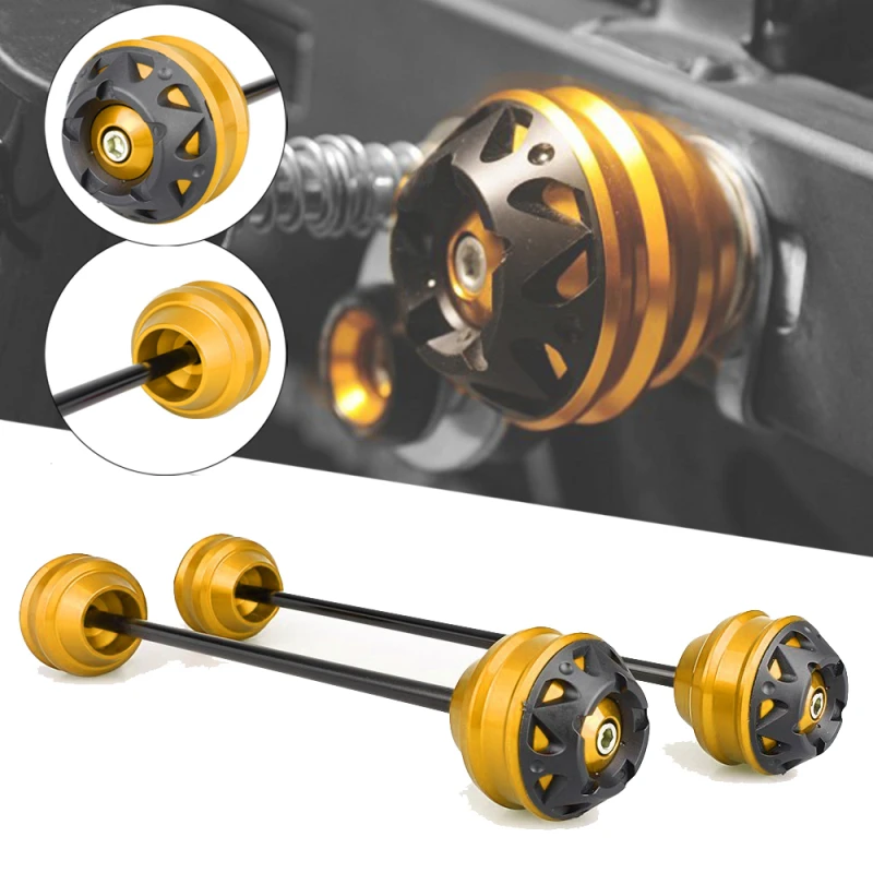 

Передний и задний мост ползунки вилка колесо Защитная Противоударная накладка комплект для YAMAHA FZ07 FZ-07 FZ09 FZ-09 2014-2020 FZ10 FZ-10