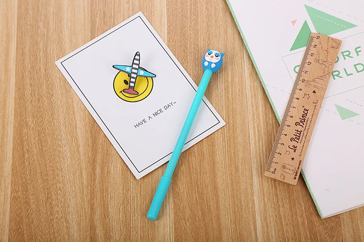Горячее предложение Новая шариковая ручка для немой собаки Kawaii креативные милые черные чернильные инструменты студенческие канцелярские принадлежности