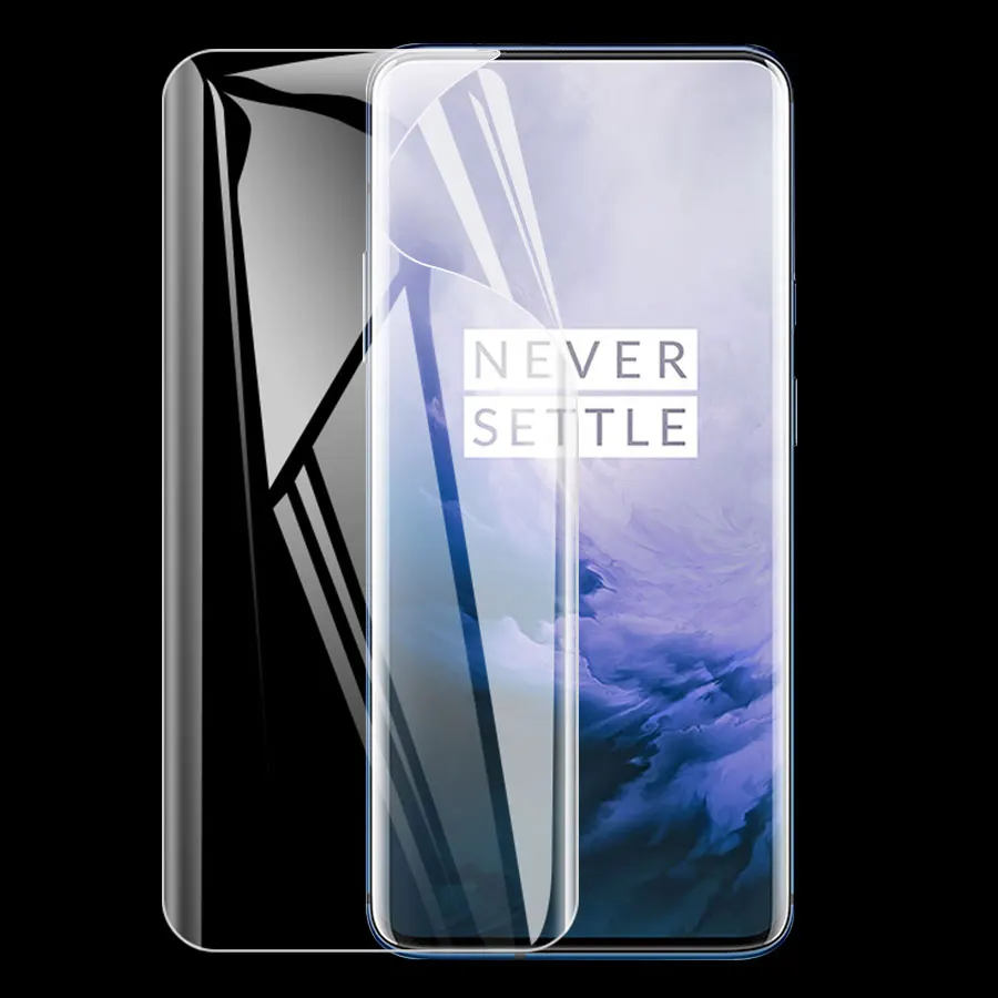 3D передняя + задняя мягкая прозрачная Гидрогелевая пленка для OnePlus 8 8T 7T Pro Полное