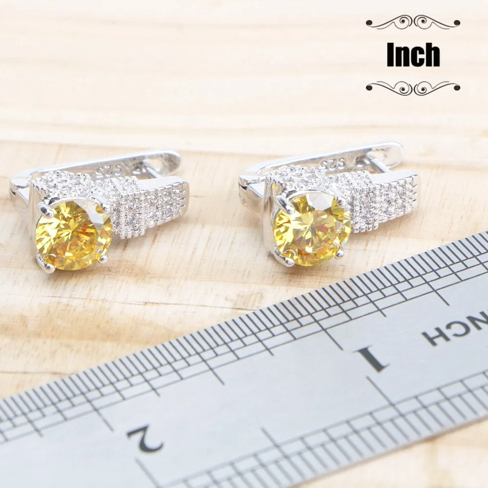 Ювелирные наборы из стерлингового серебра 925 пробы с кубическим цирконием для