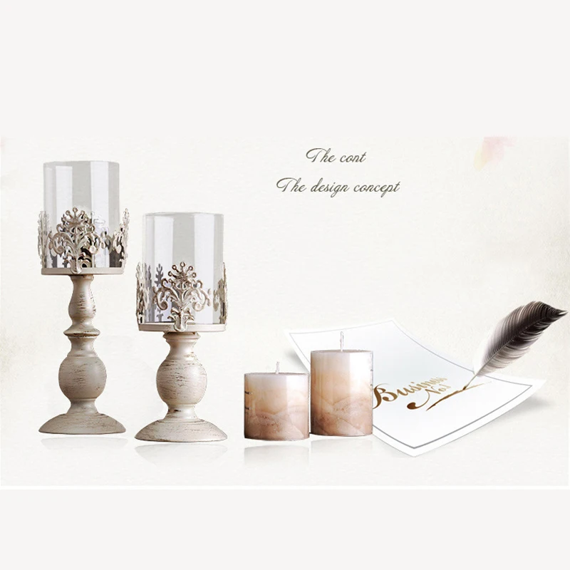 Свадебный домашний декоративный подсвечник железный романтический свадебный