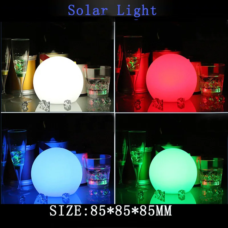 Solar Pool lights for garden pool Light LED Bulb Color Rechargeable Battery Garden Decoration 1pc | Лампы и освещение