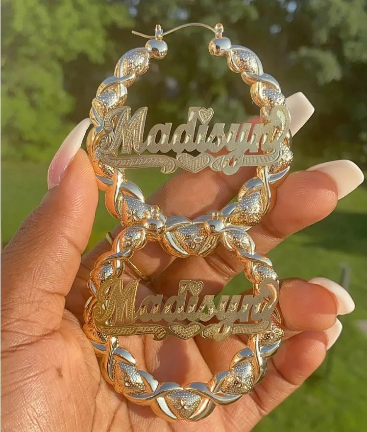 В стиле &quotхип хоп&quot Сексуальный изготовленный на заказ бамбуковые обручи