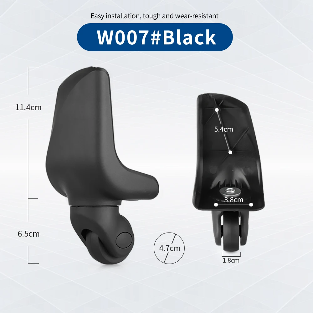 TANGYIPIN W007 Wheels for suitcase aluminum frame box 24 inch 26 inch trolley case luggage universal accessories a pair wheel