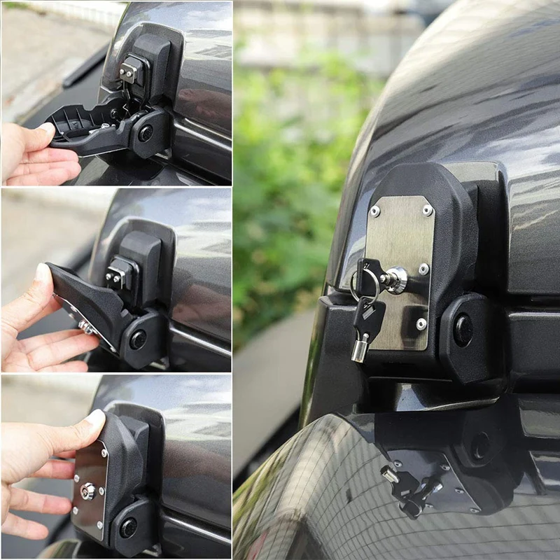 Новинка-защелки для капота с замком защелка капота с ключом для Jeep Wrangler Jk Jku Jl Jlu 2007