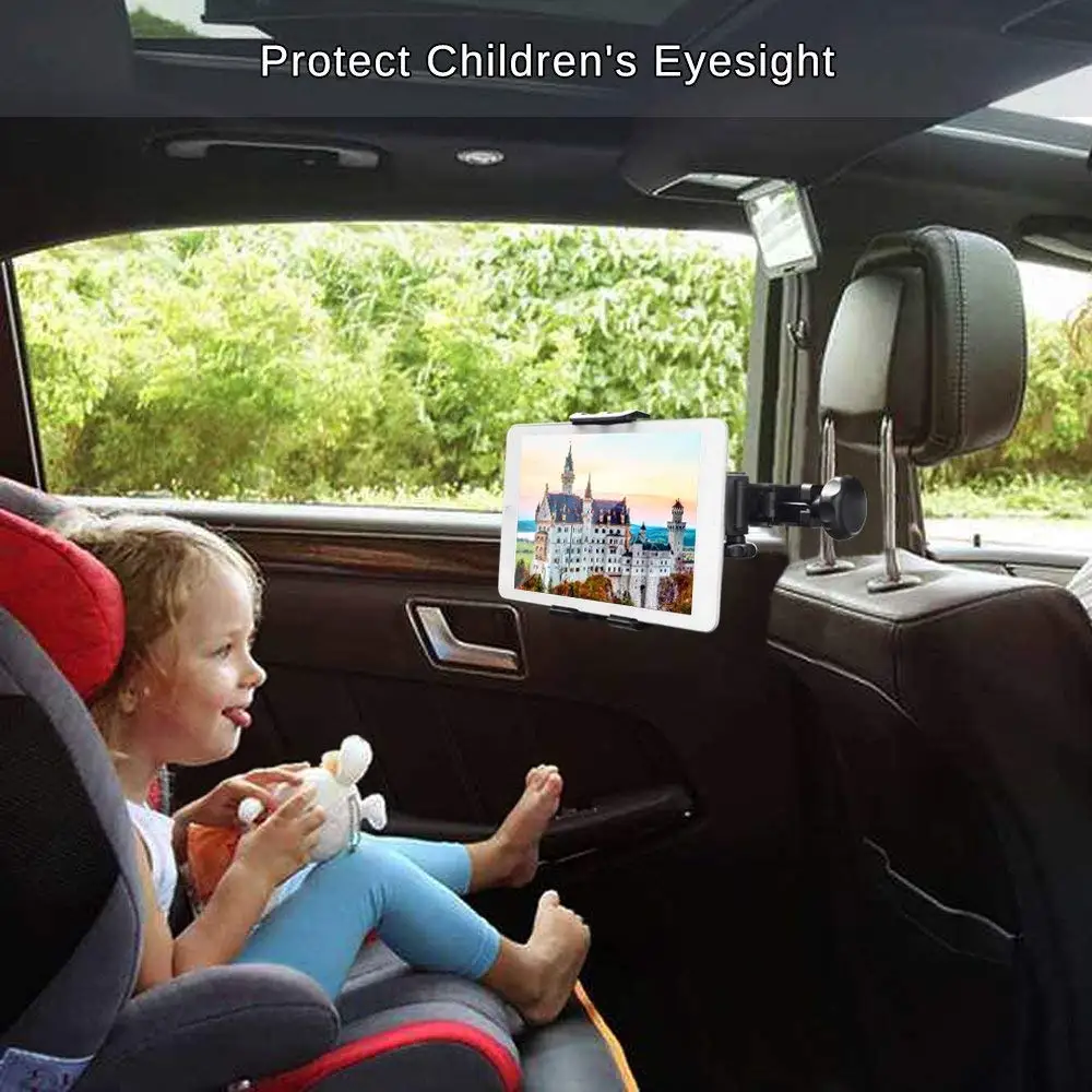 Headrest Mount For 7.0 10.1 11 Inch Car Tablet Holder Stand Back Seat Mounting Universal Ipad Samsung Xiaomi Accessories | Компьютеры и