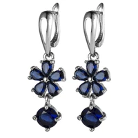 flower drop earrings korean style pendientes dangle kolczyki oorbellen jewellery piercing butterfly earrings aretes jewerly