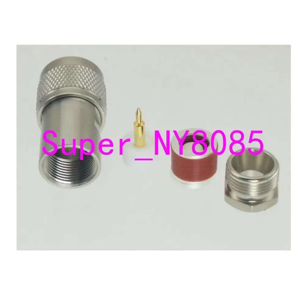 1 шт. Разъем N штекер зажим RG5 RG6 5D FB LMR300 кабель RF коаксиальный Прямой|cable clamp connector|cable