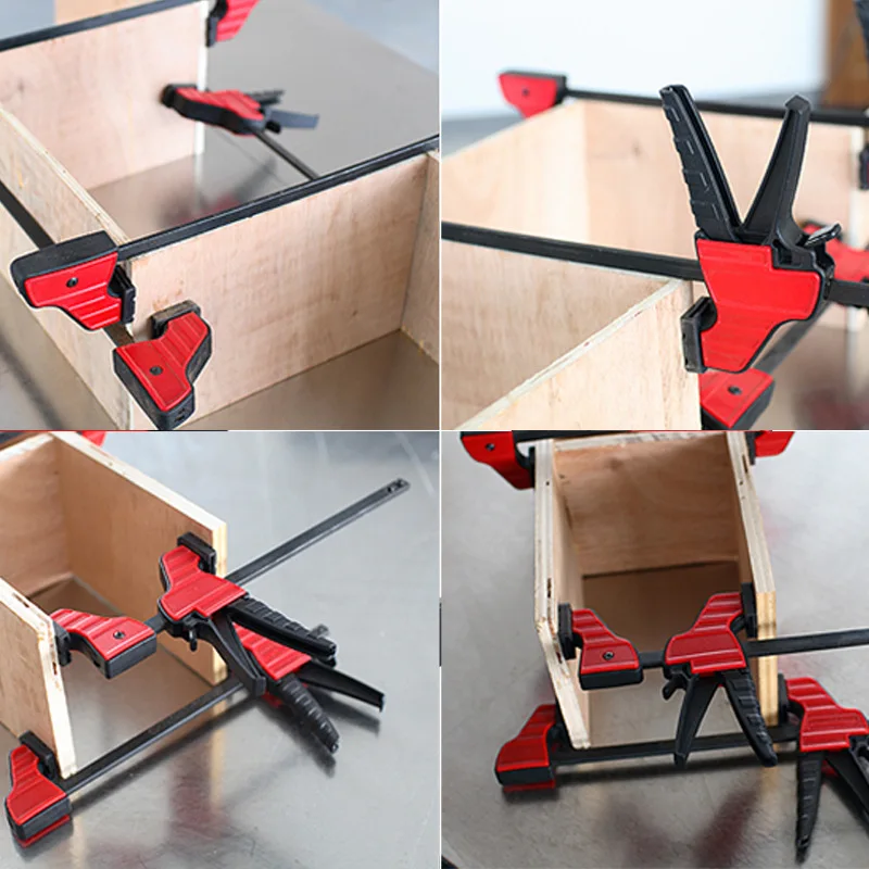 

4 6 12 18 24 36 50 inch Quick Measure Clamp Heavy Duty F Clamp Clip Wood Working Woodworking Clamps Miniature Tools 2pcs