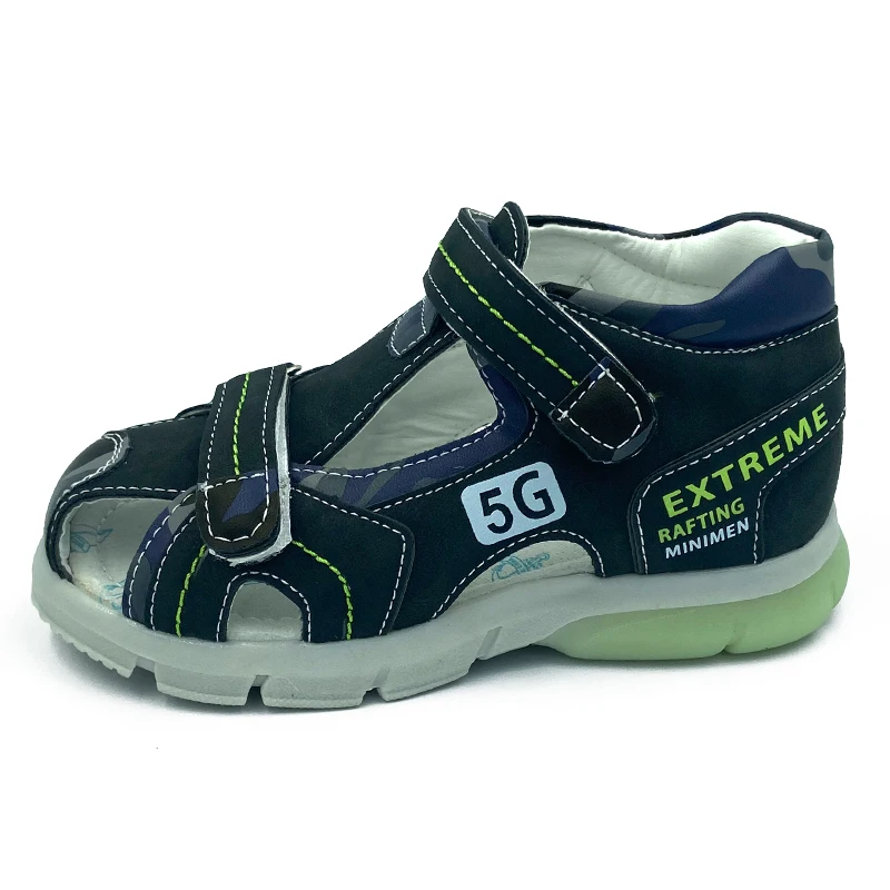 Сандалии Детские ортопедические спортивная обувь из ПУ кожи с закрытым носком