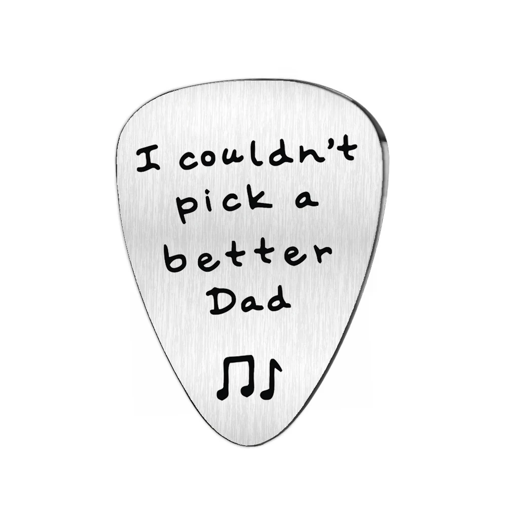 Подарок на день отца шпилька аксессуары для гитары ожерелье из нержавеющей стали