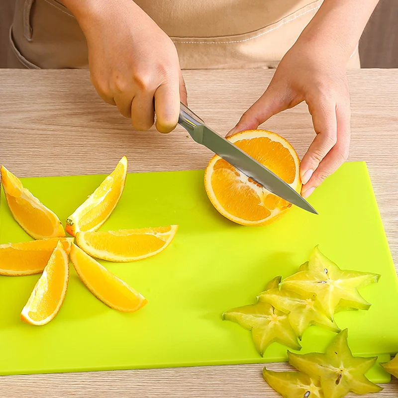 

4Pcs/set Cutting Board Non-slip PP Material Chopping Board Household Vegetable Fruit Board Cooking Tools F2