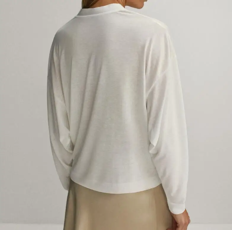 

2020 Autumn New Cotton V-neck Cardigan Sweater