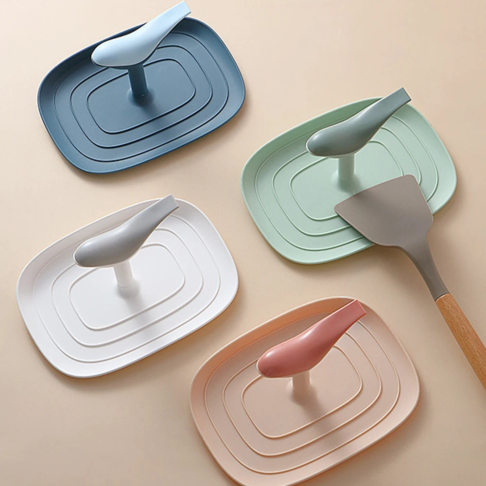 Простая подставка для крышки ложки в форме птицы полка кастрюли держатель посуды