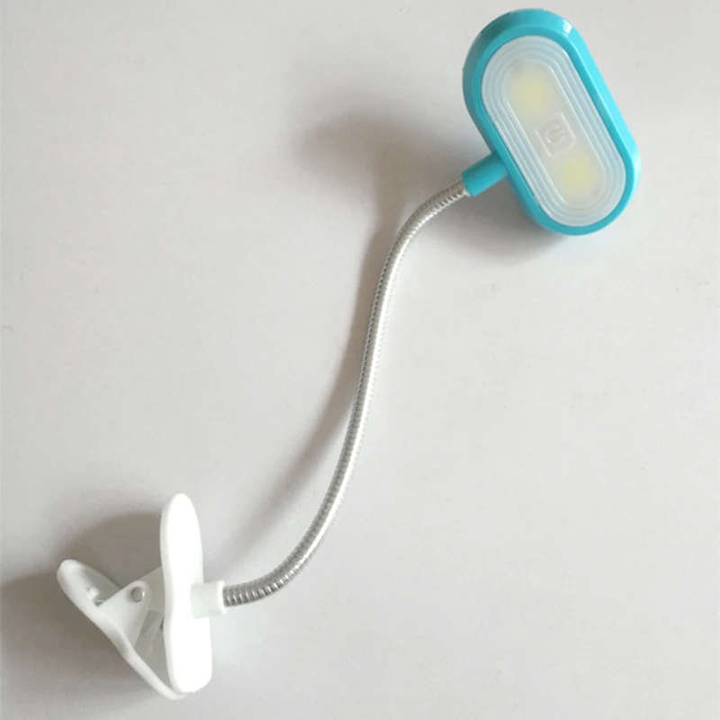 

Mini Clip LED Book Light Clip Light Reading Lamp for Reading in Bed at Night for Bookworms Kids Travel EJ