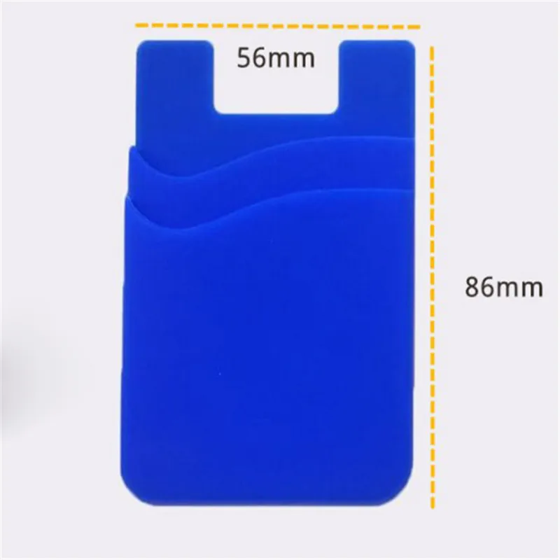 1 шт. 2020 унисекс Силиконовый эластичный клей карандаш карточный карман мобильный
