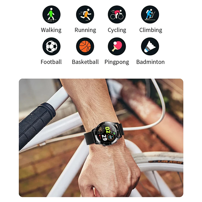 

2021 Smart Watch Bluetooth Call Smartwatch Men Women Full Touch Screen Waterproof Sport Fitness Bracelet Man For IOS Android