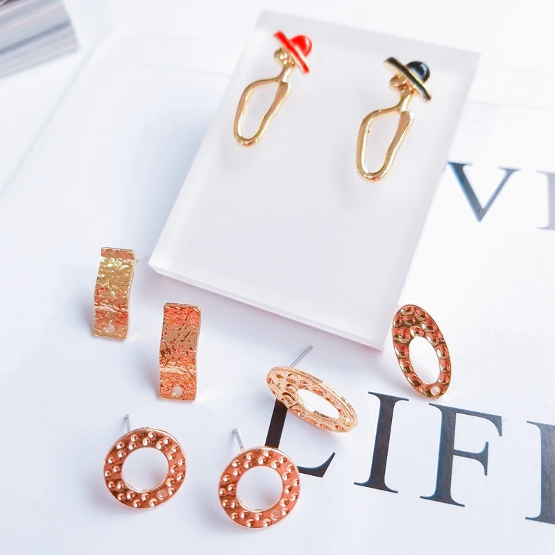 Аксессуары для сережек сделай сам индивидуальность из сплава медицинская игла в