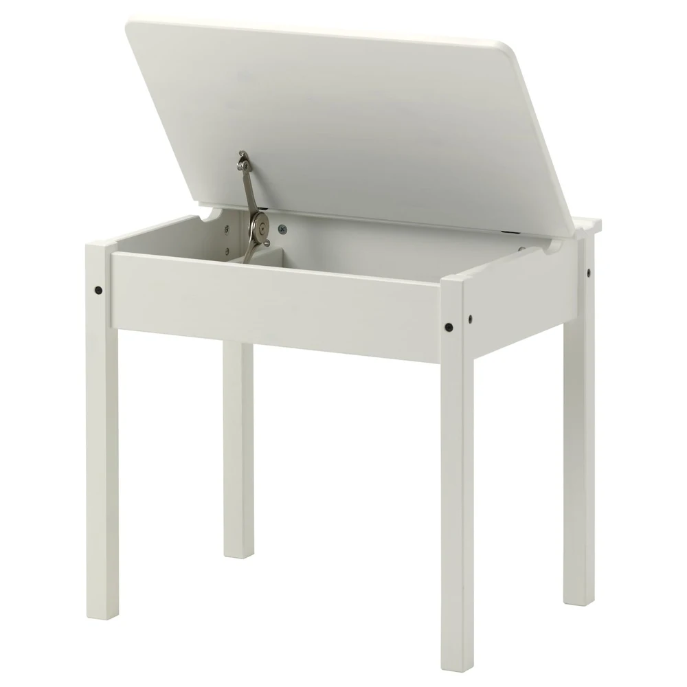 Table with storage compartment SUNDVIK Swedish Quality Products white 60x45 cm tables for a child furniture Children | Мебель