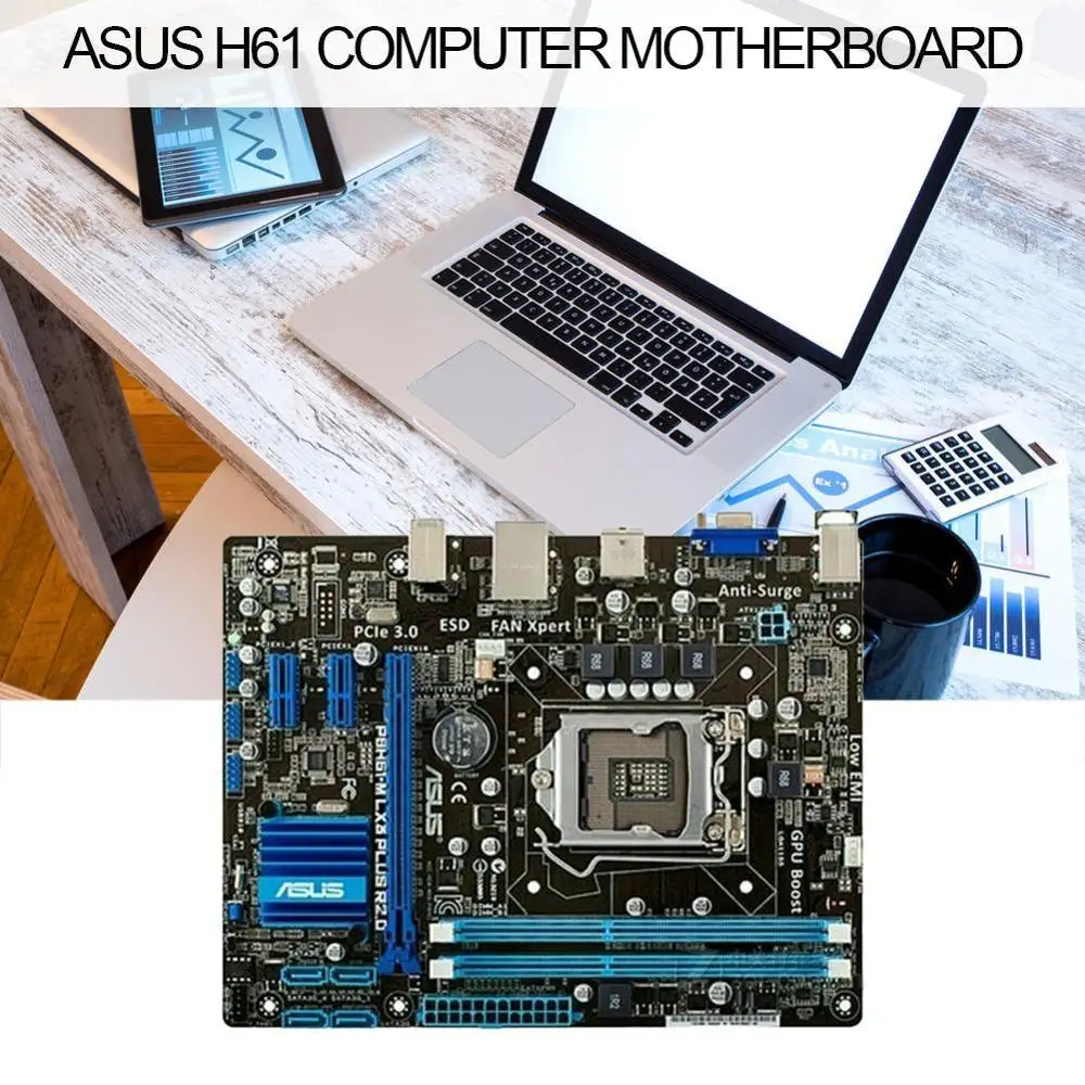 Для ASUS GA H61M S1 настольная материнская плата H61 Socket LGA 1155 16G используется