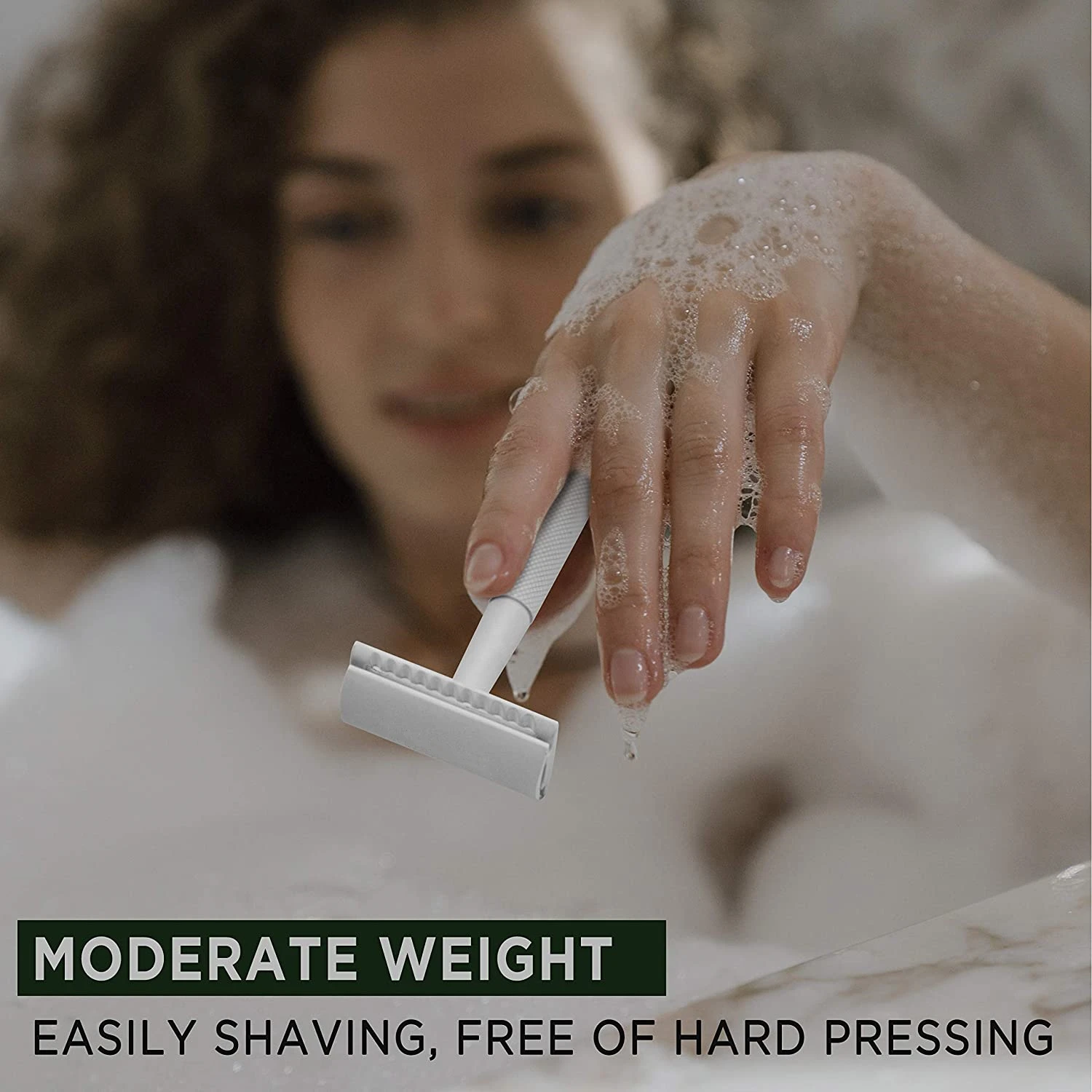 HAWARD Eco Содружественная двойная кромка Безопасная бритва для женщин удаление