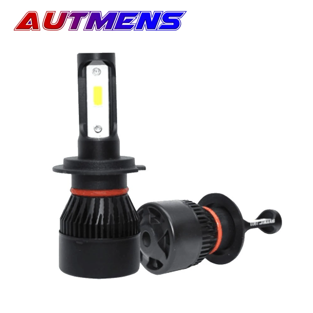 Autmens 1 пара 6000K 5000LM мини S2 автомобильные лампы для передних фар H1 H3 H4 H7 H11 H13 H16 9004 9005 9006 9007 led Conversion Kit