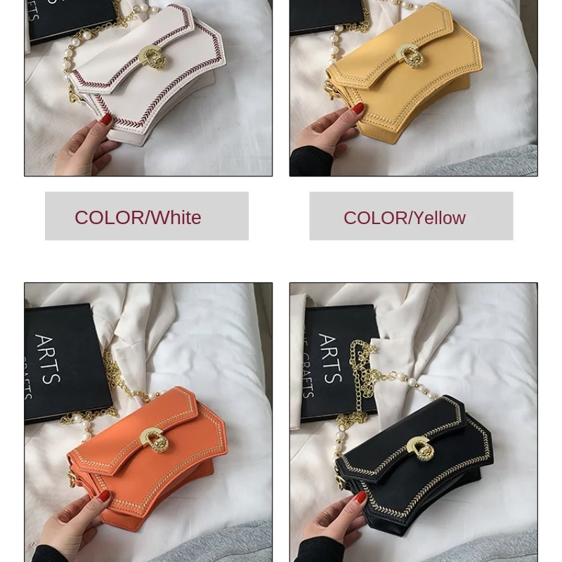 

Female bag 2021 summer new fashion single shoulder bag chain messenger bag small square bag underarm bag female bag
