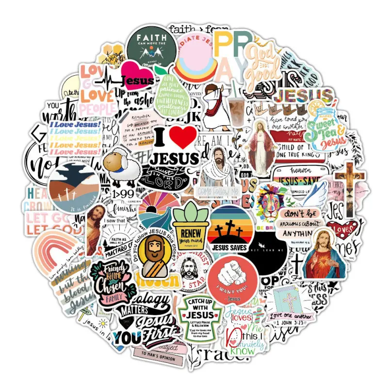 100 шт. водостойкие виниловые наклейки для ноутбука | Канцтовары офиса и дома