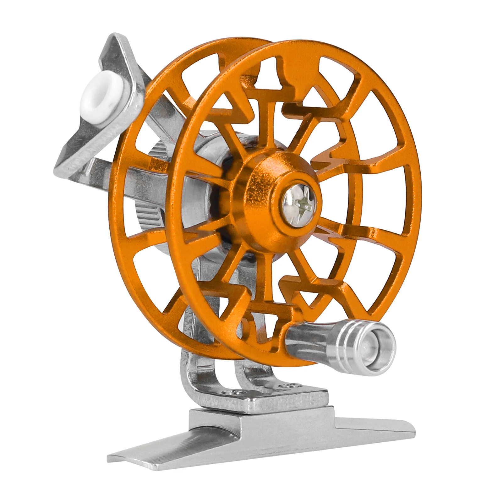 

Winter Ice Fishing Reels Full Metal Ultralight Former Ice Carp Fishing Wheel Feeder Gear Aluminum Fly Fishing Spinning Reel