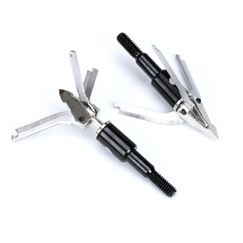 

6/12PCS 100 Grains Broadheads Arrowhead Archery Tip Point Hunting Bow For Shooting Accessories Arrow Head Outdoor Sports