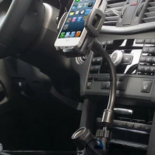 Dual USB Cigarette Lighter 2 USB Car Charger Phone Holder for iPhone X 5 6s 6 7 8 Plus For Samsung Galaxy S9 S8 S7 S6 Note 8 5