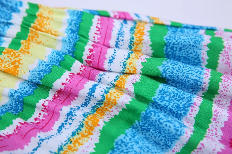 Летние платья для девочек богемное пляжное платье с цветочным принтом 3-12 лет